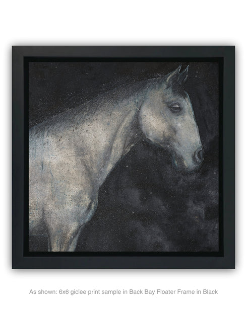Horse | Framed Giclee Print on Canvas
